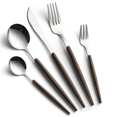 Flatware With Wooden Handles